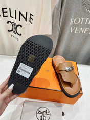 EMPIRE SANDAL CARAMEL CALFSKIN
