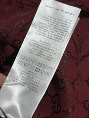 Gucci High Waist Short Red Jacquard Fabric