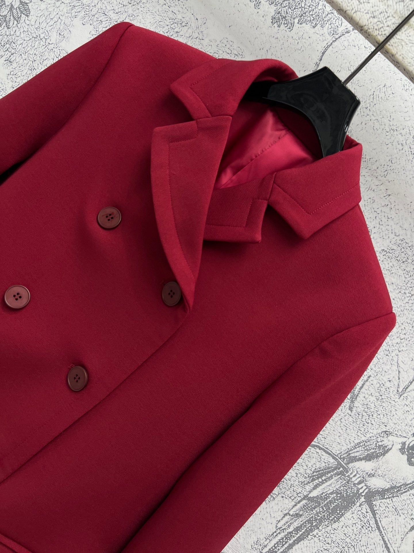 Gucci Suit Jacket Red Wool