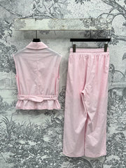Loewe 25 Vest Suit Cotton Linen