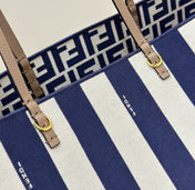 LARGE ROLL 33 IN MIDNIGHT BLUE MIX WHITE JACQUARD FABRIC