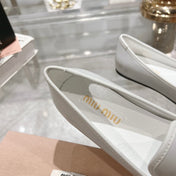 SLIP-ON SHOES WHITE COWHIDE