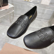 SLIP-ON SHOES BLACK COWHIDE
