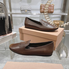 SLIP-ON SHOES CHOCOLATE COWHIDE