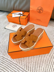 EZE 65 SANDAL BRIGHT BROWN SUEDE