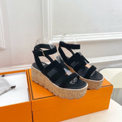 Havane 30 Sandal Black Suede