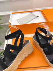 Havane 30 Sandal Black Suede