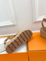 Havane 30 Sandal Brown Suede