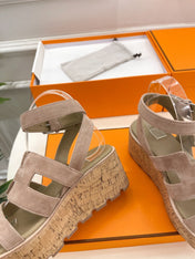 Havane 30 Sandal Light Brown Suede