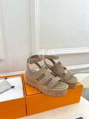 Havane 30 Sandal Light Brown Suede