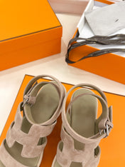 Havane 30 Sandal Light Brown Suede