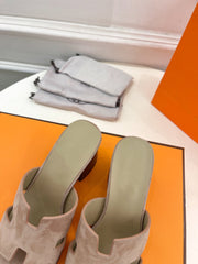 HELIA 60 SANDAL LIGHT BROWN SUEDE