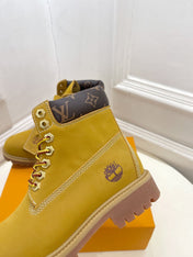 LV X TIMBERLAND MARTIN BOOT IN PEANUT BROWN SUEDE