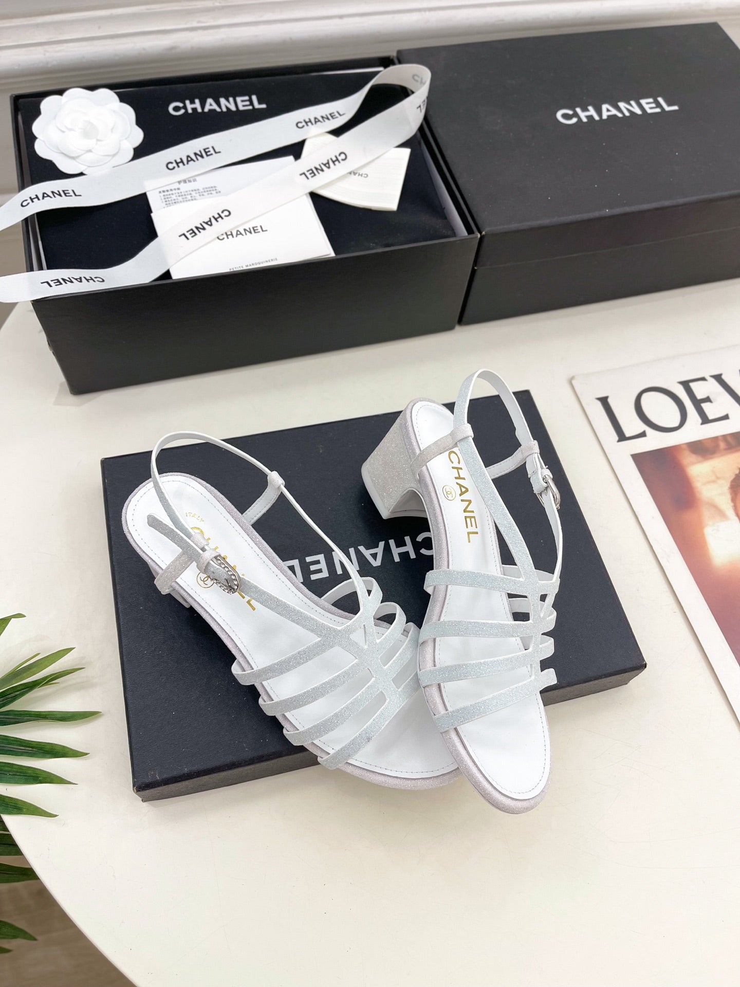 WHITE ROMAN 5 CM SANDALS
