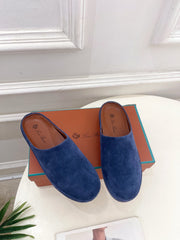 LP 25S MULES IN NAVY BLUE SUEDE