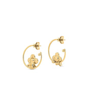 LV VIENVIEN GOLD HOOP EARRINGS