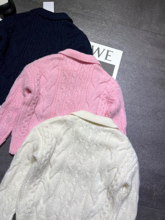 CELINE 25S EMBROIDERED ROUND-NECK SWEATER 0060