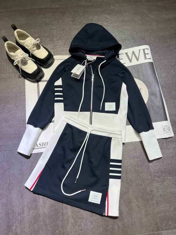 THOM 26S SWEATSHIRT JACKET & SKIRT SET STYLE 23