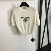 PRADA 25S SHORT-SLEEVE SWEATER 280