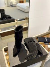 SL NIKI BOOTIES BLACK SUEDE