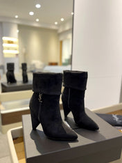 SL NIKI BOOTIES BLACK SUEDE