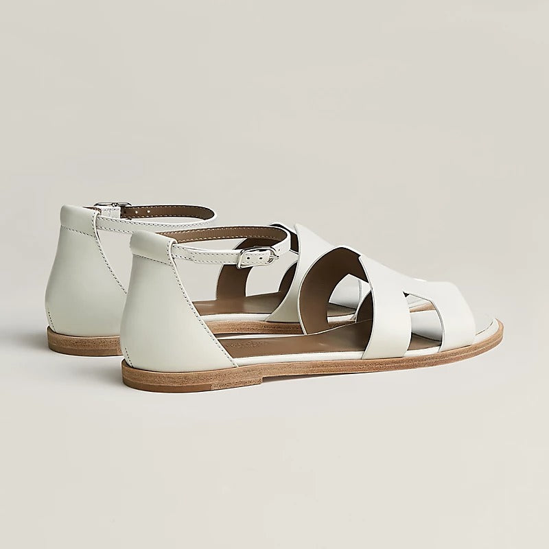 SANTORINI SANDAL BLANC