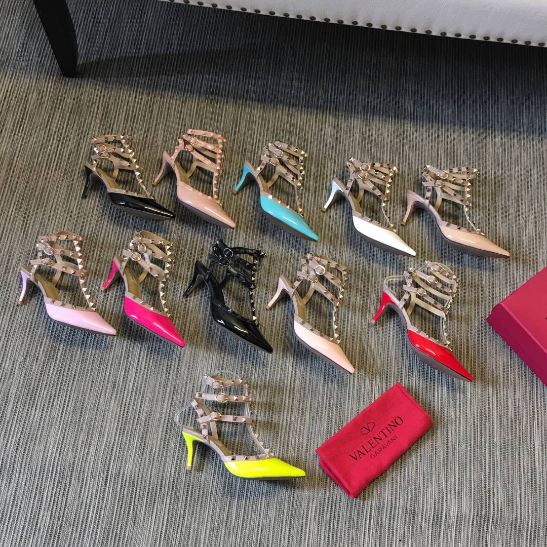 HIGH HEEL SANDAL FULL BLACK LAMBSKIN WITH STUDS