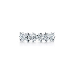 VICTORIA ALTERNATING RING PLATINUM