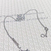 FRIVOLE SILVER FLOWER DIAMOND BRACELET