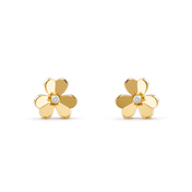 FRIVOLE GOLD FLOWER EARRINGS