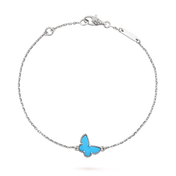 BUTTERFLY TURQUOISE SILVER BRACELET