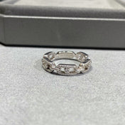 MOVE LINK PAVED DIAMOND RING