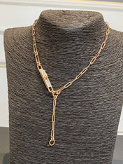 HM KELLY CHAINE CHOKER DROP NECKLACE