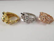 PANTHERE 18.6MM DIAMONDS RING