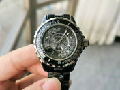 J12 Quartz 20Th Anniversary Black Ceramic