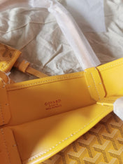 MINI HOBO BOHEME 38CM YELLOW CANVAS