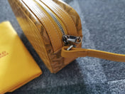 CAP-VERT PM BAG 23X8X14CM YELLOW CANVAS