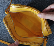 CAP-VERT PM BAG 23X8X14CM YELLOW CANVAS