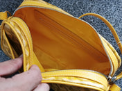 CAP-VERT PM BAG 23X8X14CM YELLOW CANVAS