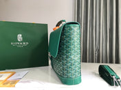 GOYARD CITADIN BAG 38CM GREEN CANVAS