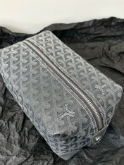 GOYA COSMETIC BAG 24CM GREY CANVAS