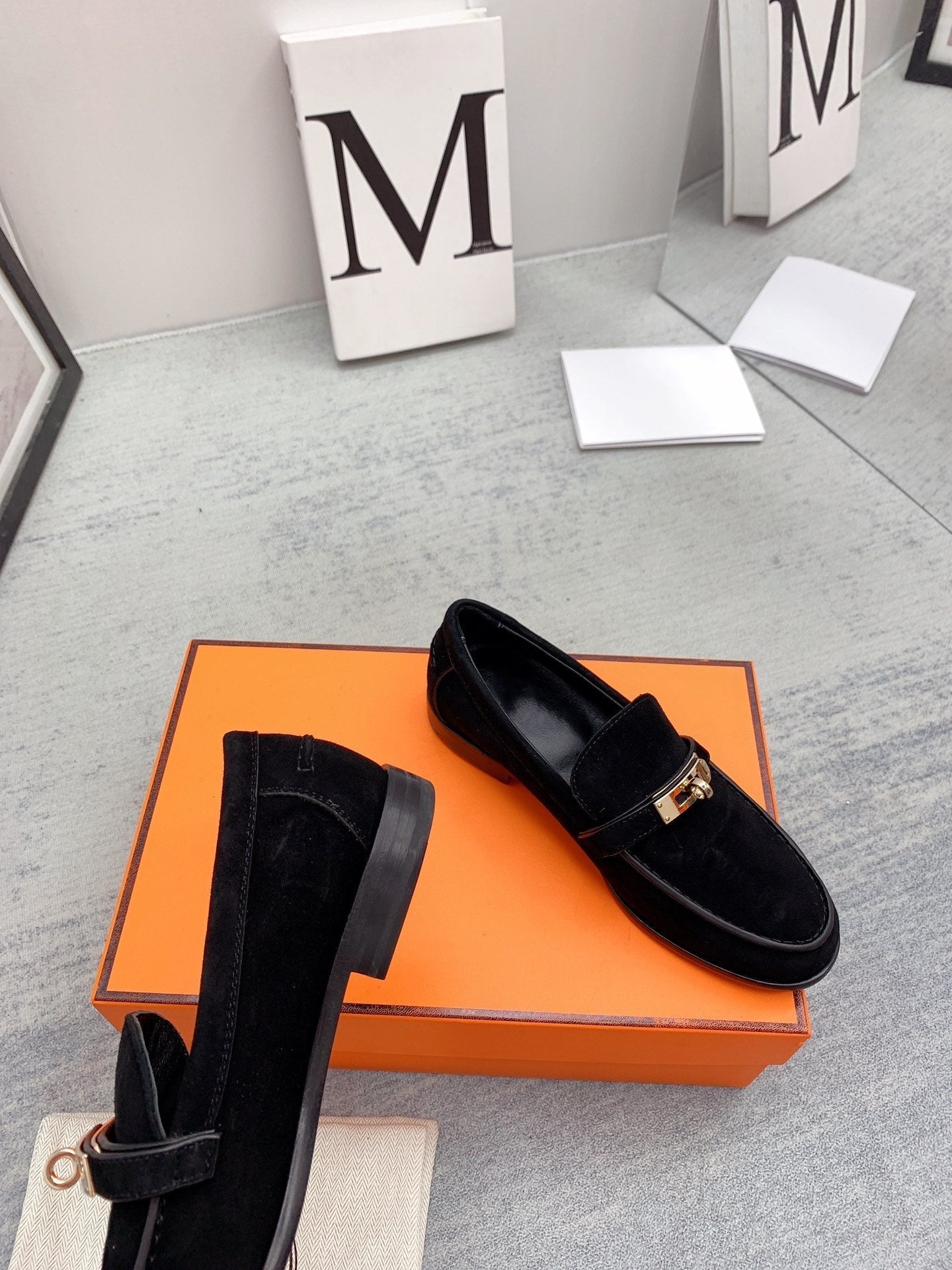 Destin Loafer Suede Black