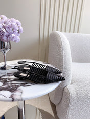 Mesh Slingback Ballerina Black