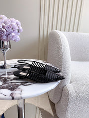 Mesh Slingback Ballerina Black