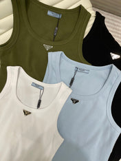 Pra Ribbed Knit Jersey Tank Top