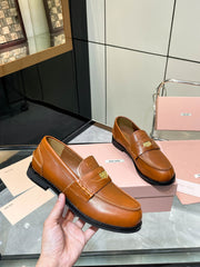 PENNY LOAFERS IN BRONZE BROWN CALFSKIN