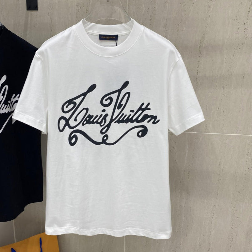 LV T-SHIRT IN WHITE COTTON 239617