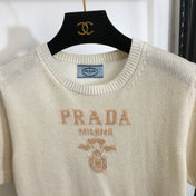 PRADA 25S SHORT-SLEEVE SWEATER 278