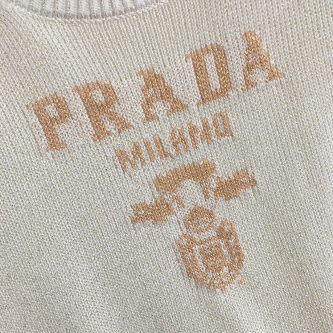 PRADA 25S SHORT-SLEEVE SWEATER 278