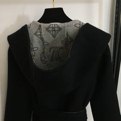 LV 25S BELTED WOOL COAT 0144